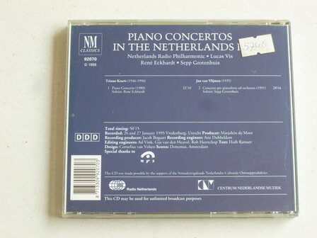 Piano Concertos in the Netherlands - Tristan Keuris, Jan van Vlijmen