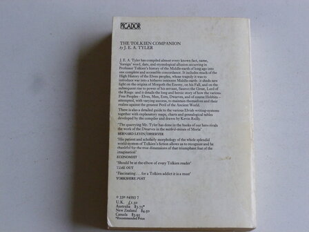 The Tolkien Companion - J.E.A. Tyler, Kevin Reilly  (boek) engels