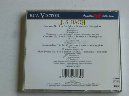 J.S. Bach - Brandenburgische Konzerte 1-3 / Gustav Leonhardt, Frans Bruggen