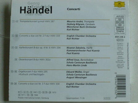 H&auml;ndel - Concerti / Trompeten, Harfen, Orgel Konzerte