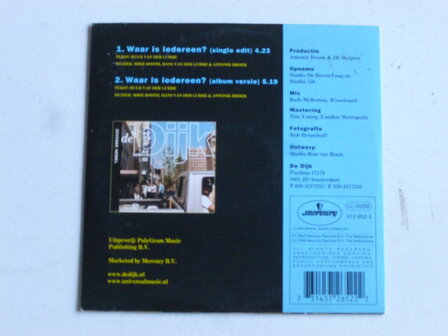 De Dijk - Waar is iedereen? (CD Single)