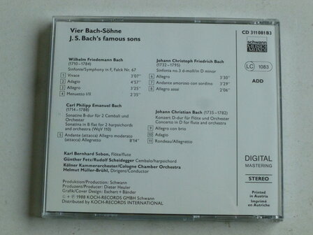 Vier Bach S&ouml;hne - Helmut M&uuml;ller-Br&uuml;hl