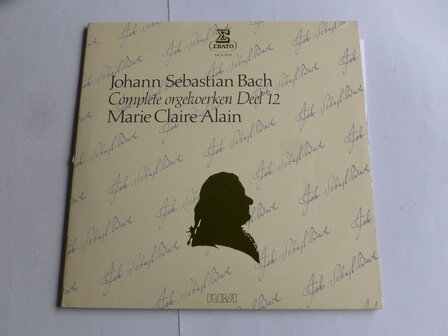 Bach - Marie Claire Alain / Complete Orgelwerken Deel 12 (2 LP)