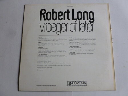 Robert Long - Vroeger of Later (LP)