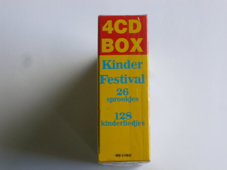 Kinder Festival met 26 Sprookjes en 128 Kinderliedjes (4 CD) Nieuw
