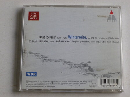 Schubert - Winterreise / Pregardien, Andreas Staier