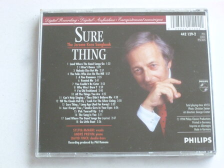 Sure Thing / The Jerome Kern Songbook - Sylvia McNair, Previn