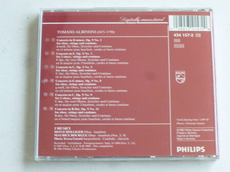 Albinoni - 6 Oboe Concertos / Heinz Holliger