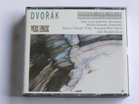 Dvorak - Works for Solo instruments &amp; orchestra / Walter Susskind,  (2 CD)