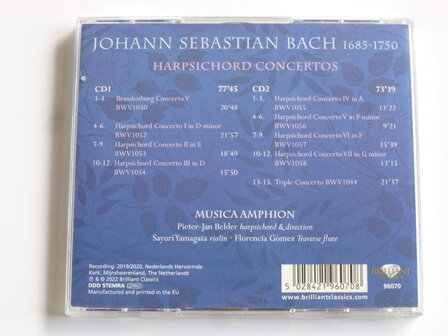 Bach - Harpsichord Concertos / Musica Amphion, P.J. Belder (2 CD)