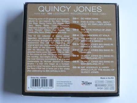Quincy Jones - recordings 1956 / 1960 (10 CD)