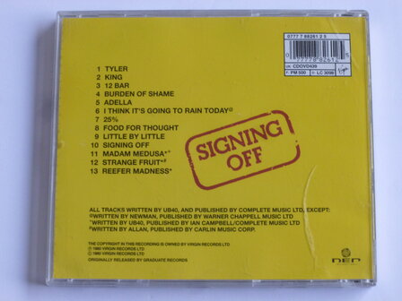 UB40 - Signing Off 