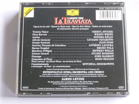Verdi - La Traviata / Cheryl Studer, Pavarotti, James Levine (2 CD)