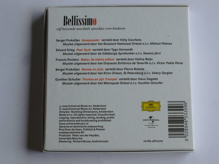 Bellissimo - vijf beroemde muzikale sprookjes voor kinderen (5 CD)