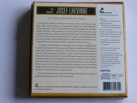 The Complete Josef Lhevinne (3 CD)