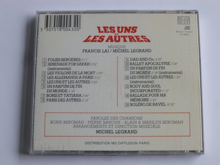 Les Uns et Les Autres - Francis Lai / Michel Legrand (soundtrack)