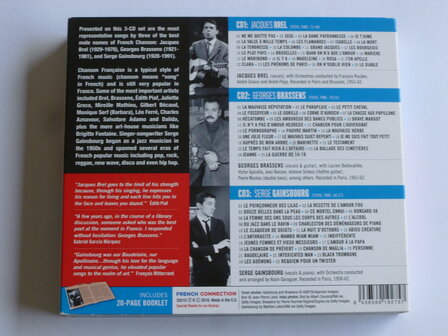 French Connection - Gainsbourg, Brel , Brassens (3 CD)