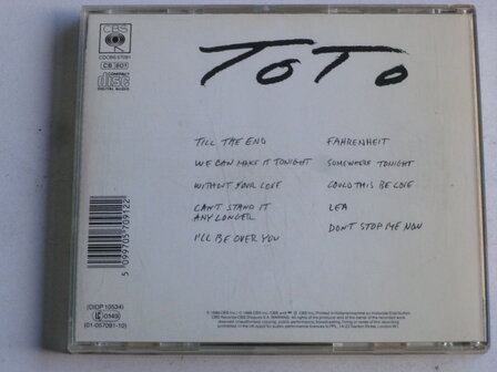 Toto - Fahrenheit  (cbs)
