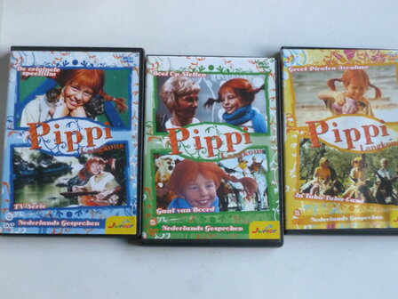 Pippi Langkous - Alle Films + TV Series (3 DVD)