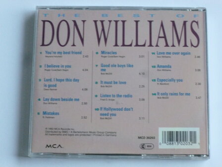 Don Williams - The Best of (MCA)