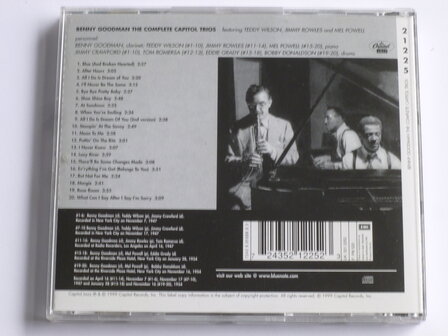 Benny Goodman - The Complete Trios