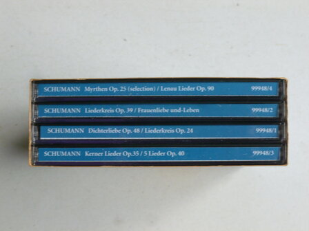 Schumann - Songs , Lieder / Peter Schreier, Shirai, Lott (4 CD)