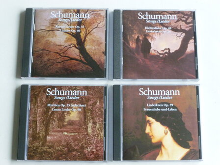 Schumann - Songs , Lieder / Peter Schreier, Shirai, Lott (4 CD)