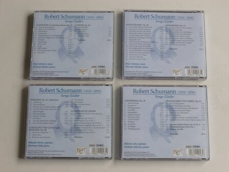 Schumann - Songs , Lieder / Peter Schreier, Shirai, Lott (4 CD)