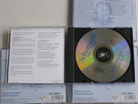 Schumann - Songs , Lieder / Peter Schreier, Shirai, Lott (4 CD)