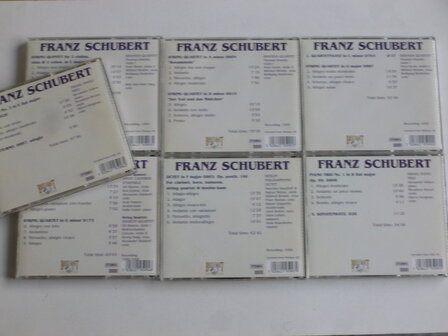 Schubert - Chamber Music / Brandis Quartet, Israel Piano Trio, Amati Chamber (7 CD)