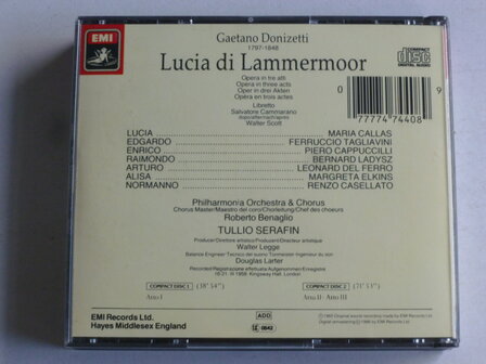 Donizetti - Lucia di Lammermoor / Maria Callas, Tagliavini, Serafin (2 CD)