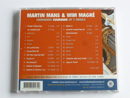 Martin Mans &amp; Wim Magre - Vierhandig vuurwerk op 2 orgels