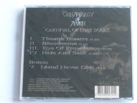 Conspiracy Of Seven &ndash; Carnival of lost Souls (nieuw)
