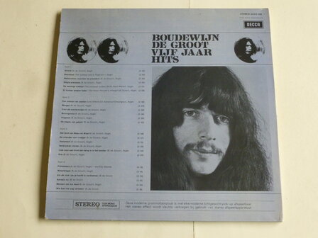 Boudewijn de Groot - Vijf Jaar Hits (2LP)