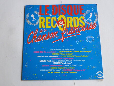 Le Disque des Records de la Chansons Francaise (LP)