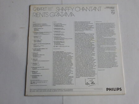 Shaffy Chantant / Rients Gratama - Cabaret 18 (LP)
