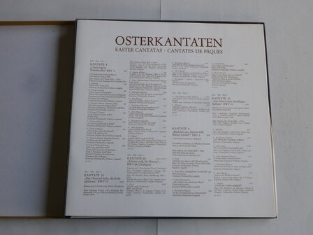 Bach - Oster Kantaten / Nikolaus Harnoncourt / Leonardt (5 LP)