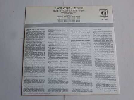 Albert Schweitzer - Bach / in Memoriam (LP)