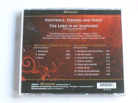 Penitence, Pardon and Peace - John Henry Maunder