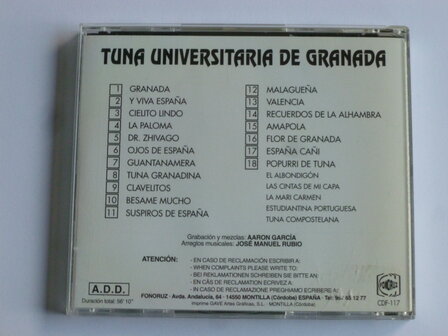 Tuna Universitaria de Granada - Aaron Garcia