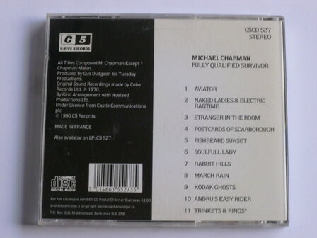 Michael Chapman - Fully qualified survivor