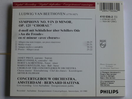 Beethoven - Symphony 9 / Bernard Haitink