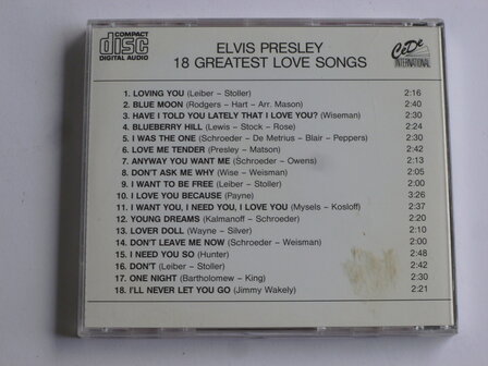 Elvis Presley - 18 Greatest Love Songs
