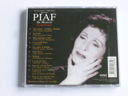 Piaf - De Musical / Liesbeth List gesigneerd