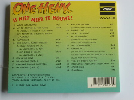 Ome Henk is niet meer te houwe!