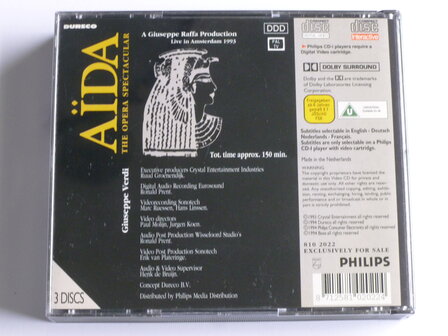 Verdi - A&iuml;da / The Opera Spectacular Live in Amsterdam 1993 (3 videocd)