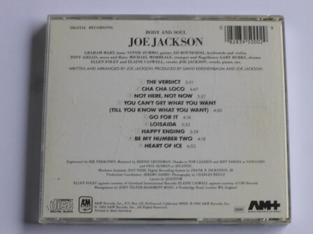 Joe Jackson - Body and Soul (1984)