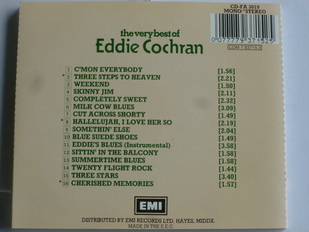 Eddie Cochran - The very best of Eddie Cochran