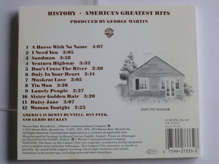 America - Greatest Hits / History