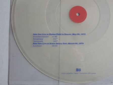 Kraftwerk - Live at Ebbets Field &nbsp;Denver 1975 (LP)